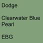 Preview: Dodge, Clearwater Blue Pearl, EBG.